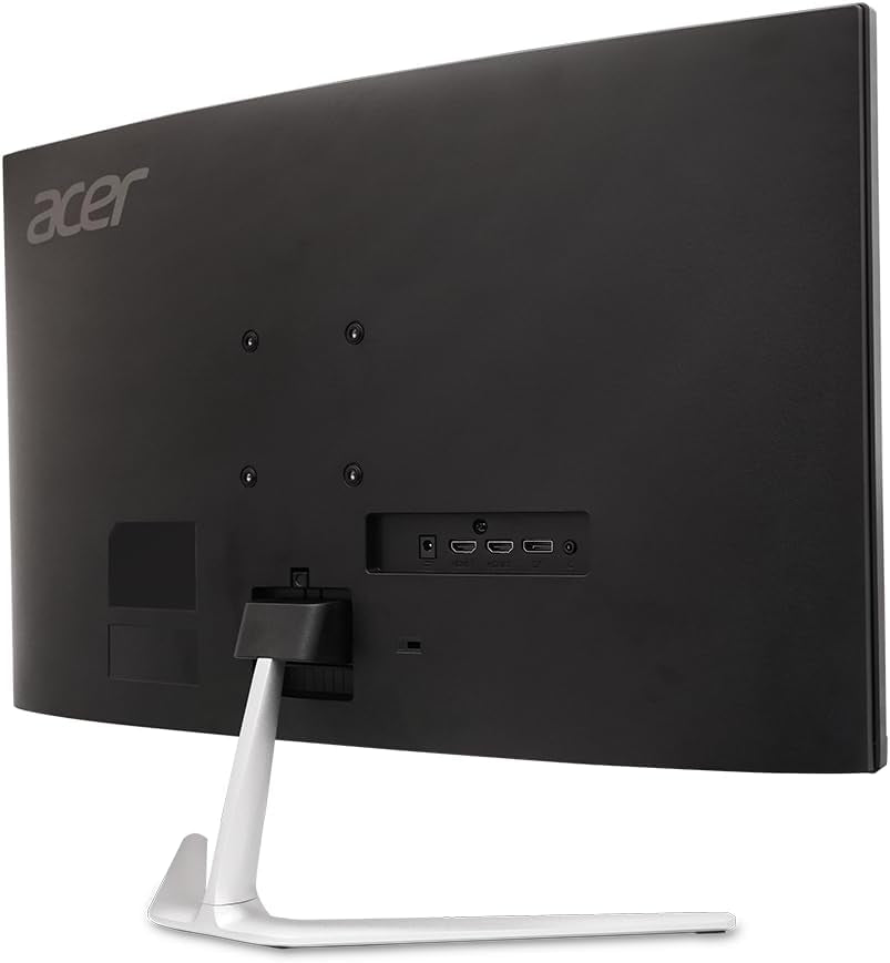 Acer Nitro 27" WQHD 2560 X 1440 1500R Curved PC Gaming Monitor | AMD Freesync Premium | 180Hz Refresh | 1Ms VRB | VESA Mountable | HDR10 | 1 X Display Port 1.2 & 2 X HDMI 2.0 | EDA270U Pbmiipx