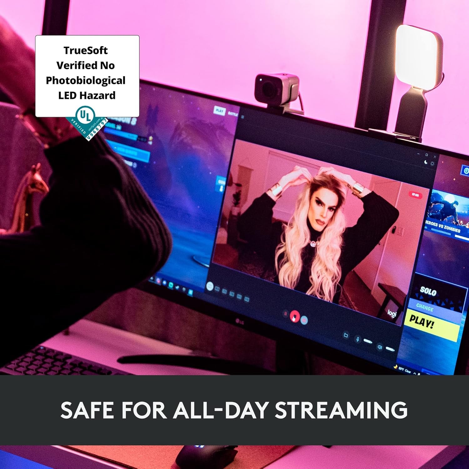 Logitech for Creators Litra Glow Premium LED Streaming 