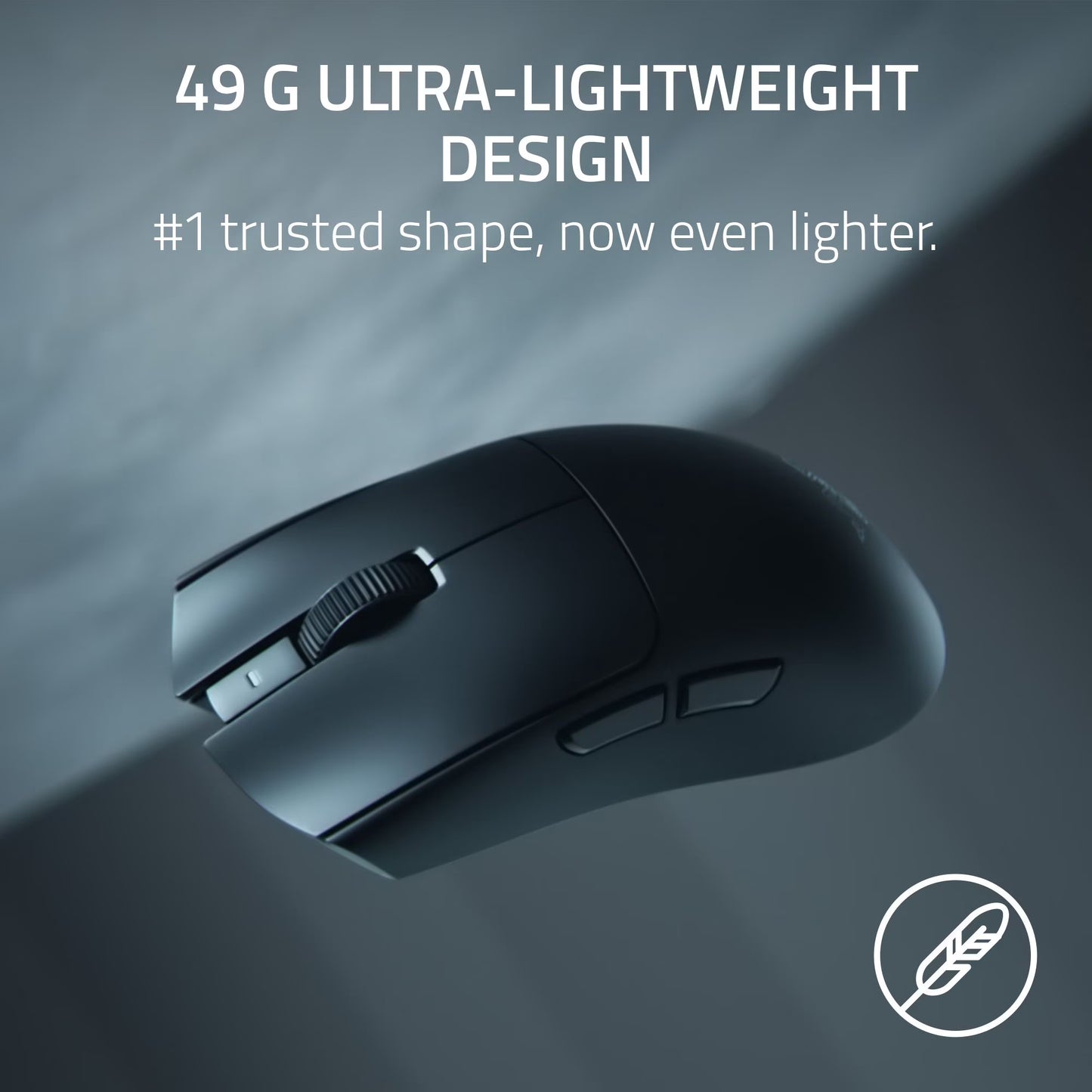Viper V4 Pro Wireless Gaming Mouse – 49G Ultra Lightweight, 50K DPI Optical Sensor, 8K Polling Rate, USB-C Charging – Black