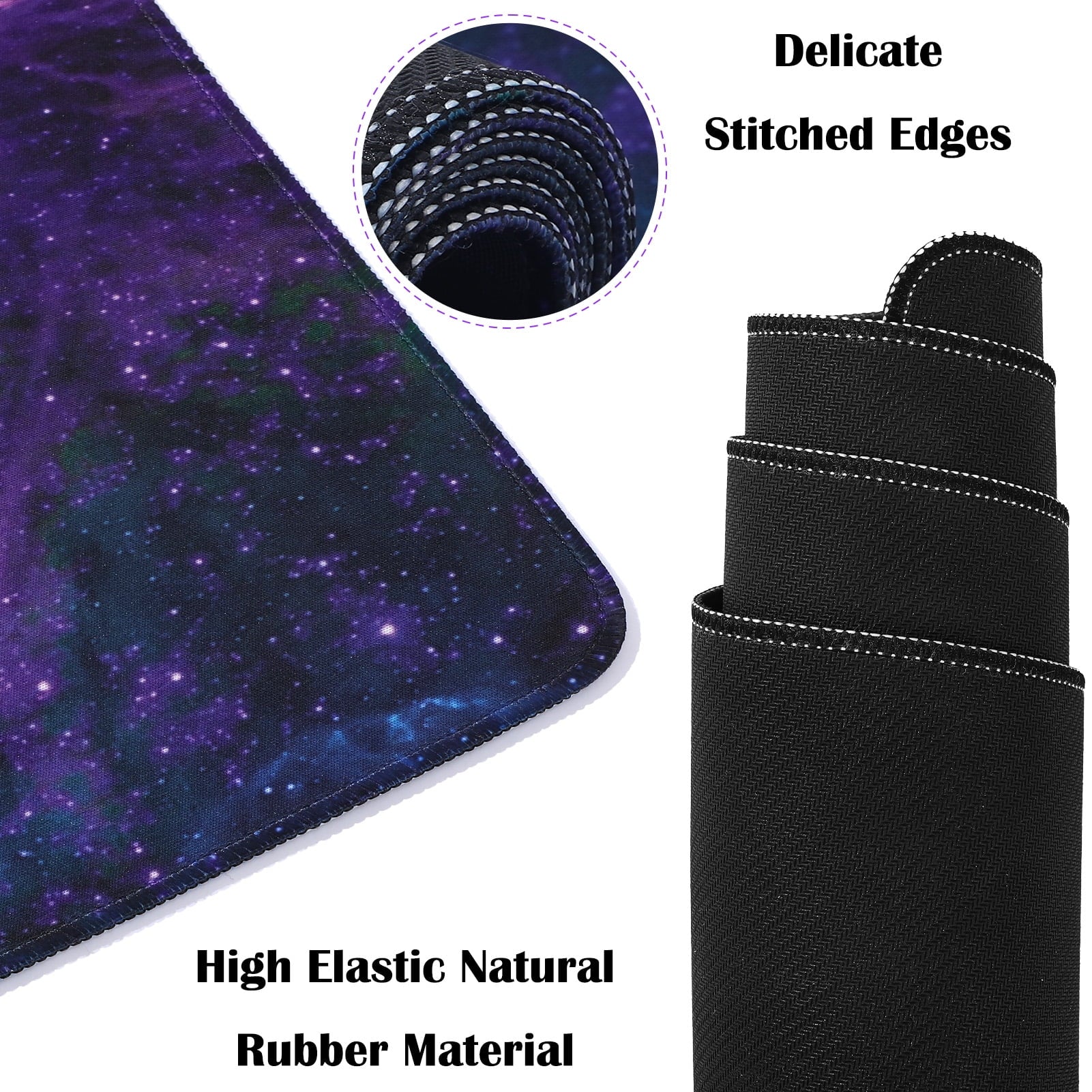 Gaming Mouse Pad, Large Topographic Mouse Pad 35.4X15.6 In, Anti-Slip Rubber Base, Extended Desk Mat for Keyboard and Mouse, Perfect for Home, Office, and Gaming Setups