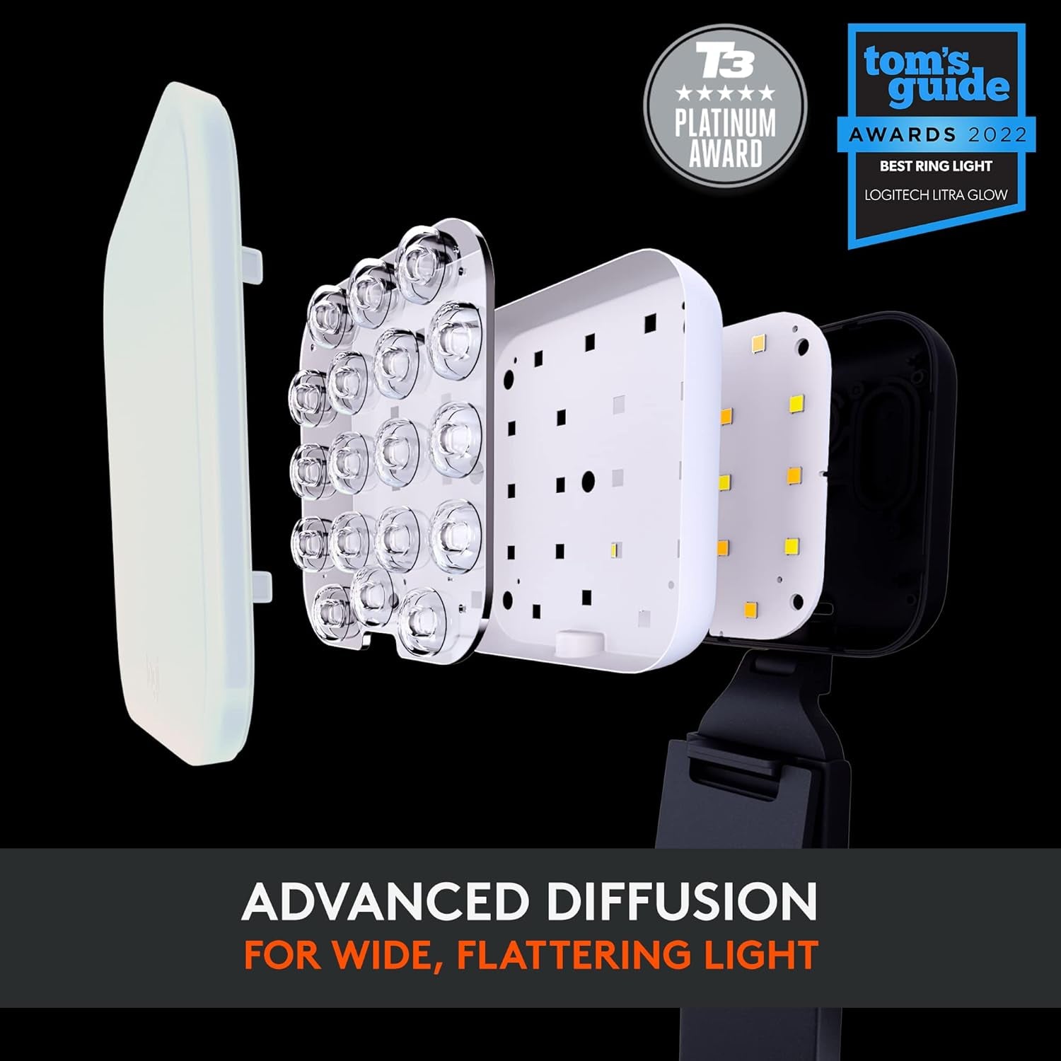 Logitech for Creators Litra Glow Premium LED Streaming 