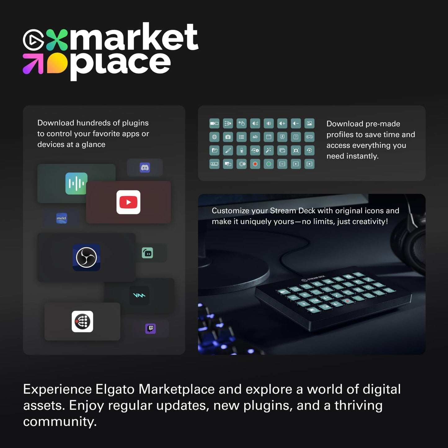 Stream Deck XL Advanced Studio Controller, 32 Keys 