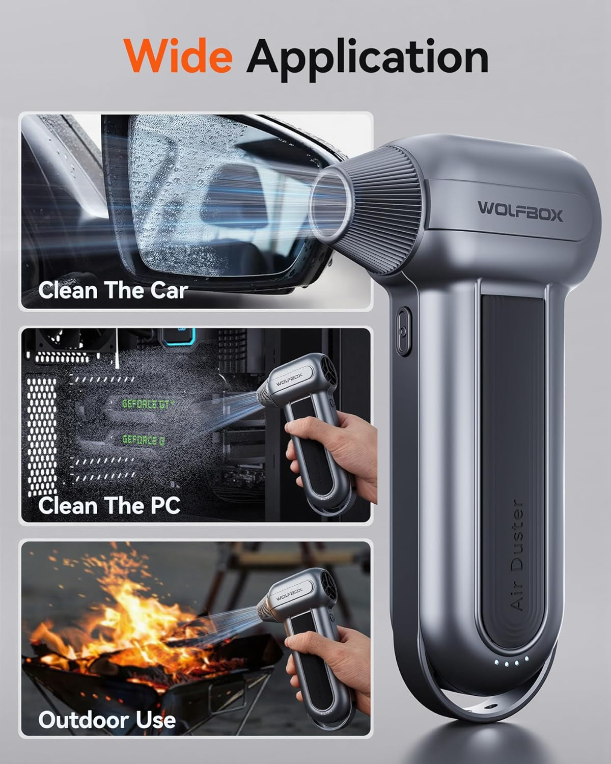 Wolfbox MF100 Compressed Air Duster