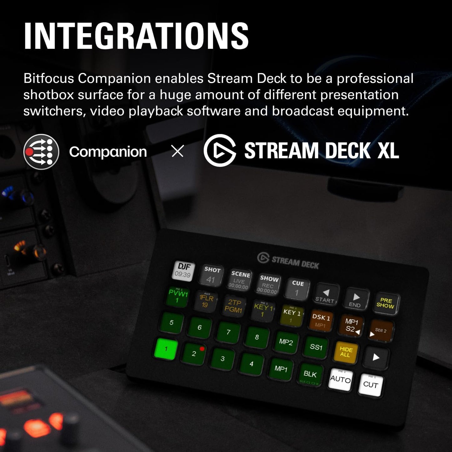 Stream Deck XL Advanced Studio Controller, 32 Keys 