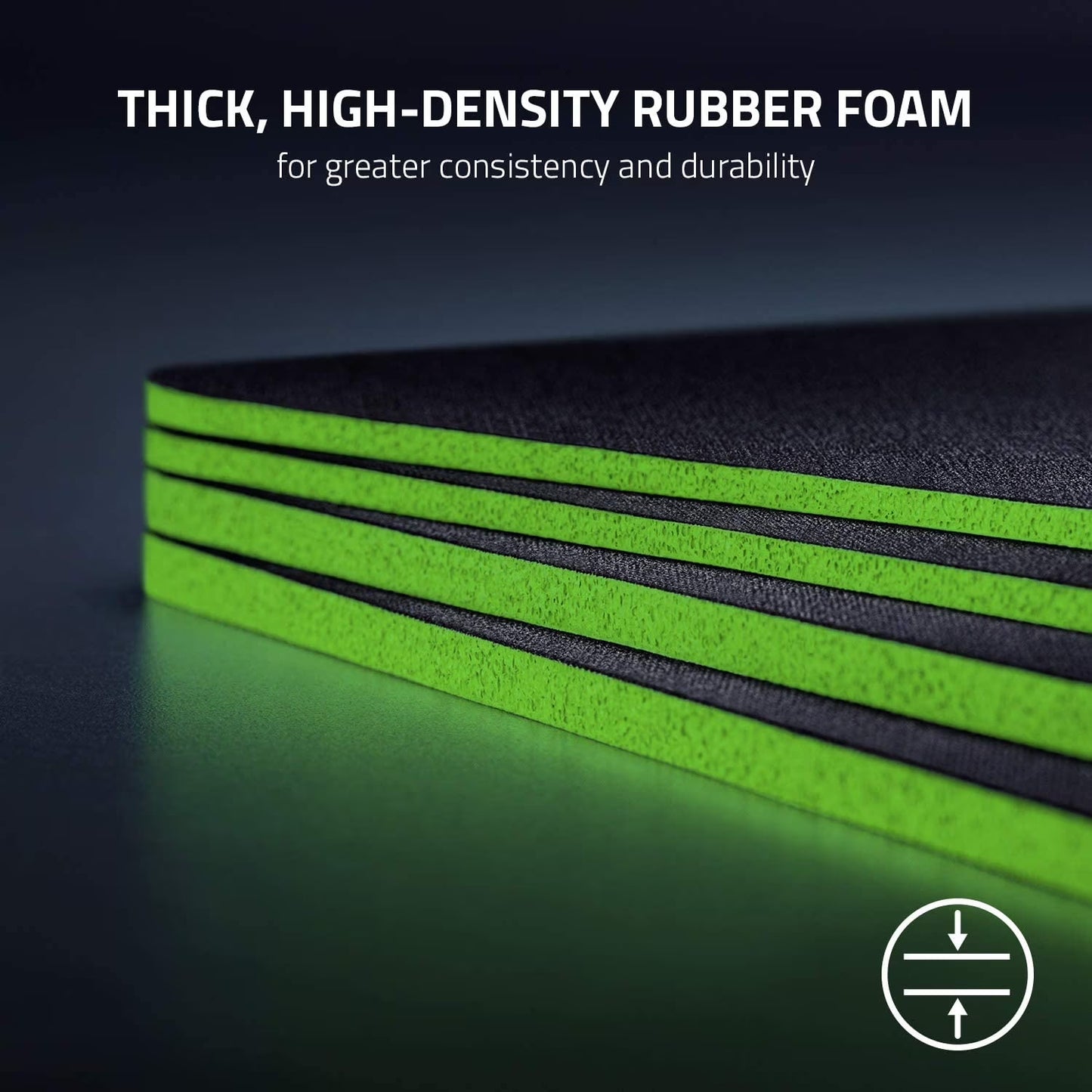 Gigantus V2 Cloth Gaming Mouse Pad (XXL): Thick, High-Density Foam Non-Slip Base, Black